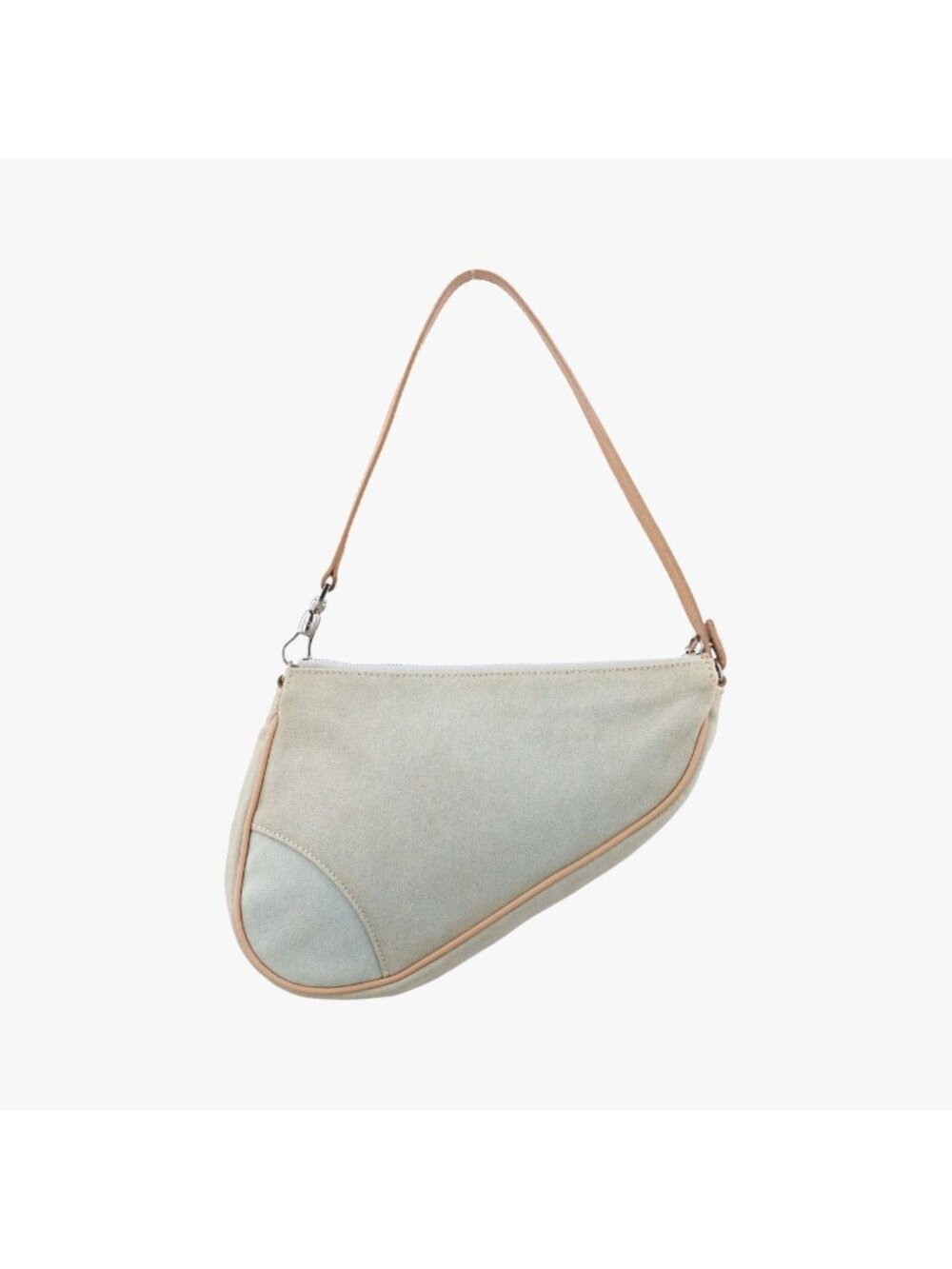 Dior Saddle Blue Fabric PZ Shoulder Bag